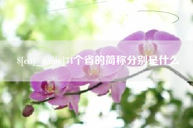平阳34个省的简称分别是什么