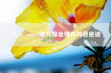 平阳第九枚金牌获得者是谁