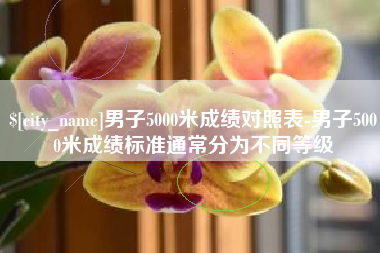平阳男子5000米成绩对照表-男子5000米成绩标准通常分为不同等级