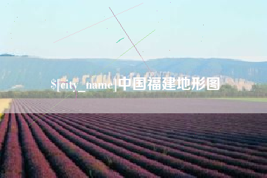平阳中国福建地形图