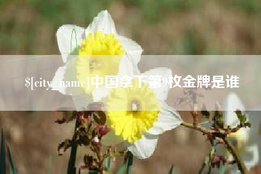 平阳中国拿下第9枚金牌是谁