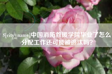 平阳中国消防救援学院毕业了怎么分配工作还可能被逃汰吗？