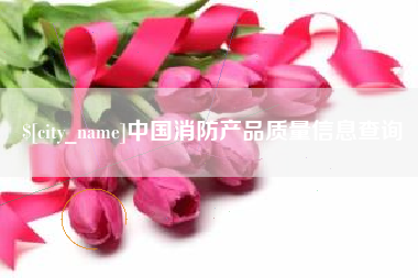 平阳中国消防产品质量信息查询