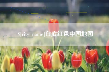 平阳白底红色中国地图