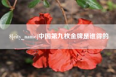 平阳中国第九枚金牌是谁得的