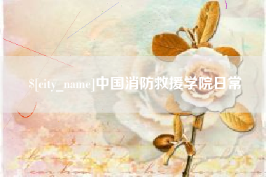 平阳中国消防救援学院日常