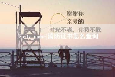 平阳消防证书怎么查询