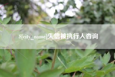 平阳失信被执行人杳询