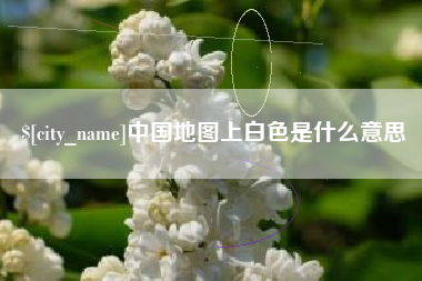 平阳中国地图上白色是什么意思