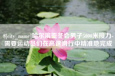 平阳哈尔滨亚冬会男子5000米接力-需要运动员们在高速滑行中精准地完成