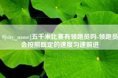 平阳五千米比赛有领跑员吗-领跑员会按照既定的速度匀速前进