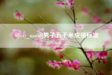 平阳男子五千米成绩标准