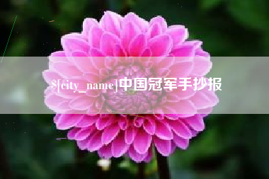 平阳中国冠军手抄报