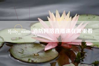 平阳消防网络直播课在哪里看
