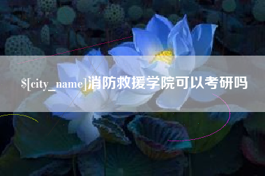 平阳消防救援学院可以考研吗