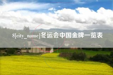平阳冬运会中国金牌一览表