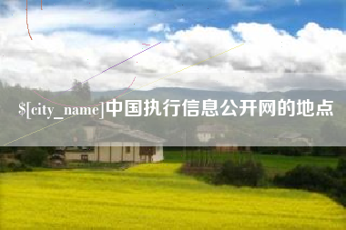 平阳中国执行信息公开网的地点