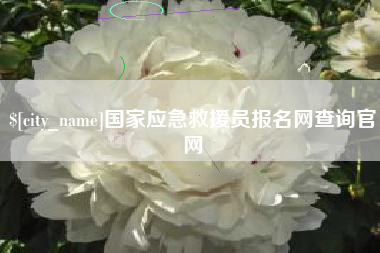 平阳国家应急救援员报名网查询官网
