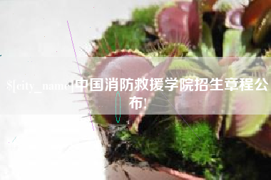 平阳中国消防救援学院招生章程公布!