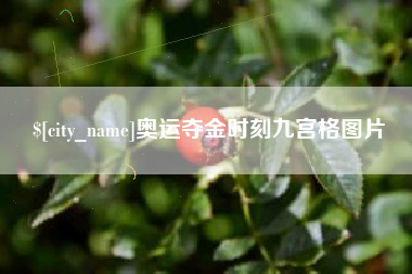 平阳奥运夺金时刻九宫格图片