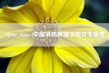 平阳中国消防救援学院女生宿舍